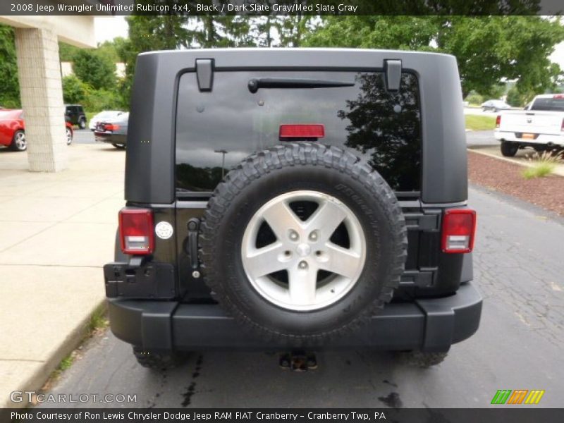 Black / Dark Slate Gray/Med Slate Gray 2008 Jeep Wrangler Unlimited Rubicon 4x4