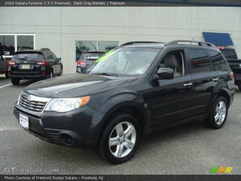 Dark Gray Metallic / Platinum 2009 Subaru Forester 2.5 X Premium
