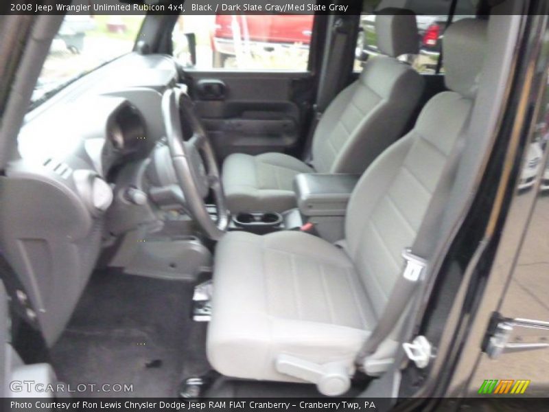 Black / Dark Slate Gray/Med Slate Gray 2008 Jeep Wrangler Unlimited Rubicon 4x4