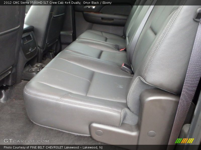 Onyx Black / Ebony 2012 GMC Sierra 3500HD SLT Crew Cab 4x4 Dually