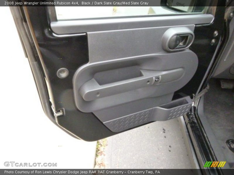 Black / Dark Slate Gray/Med Slate Gray 2008 Jeep Wrangler Unlimited Rubicon 4x4