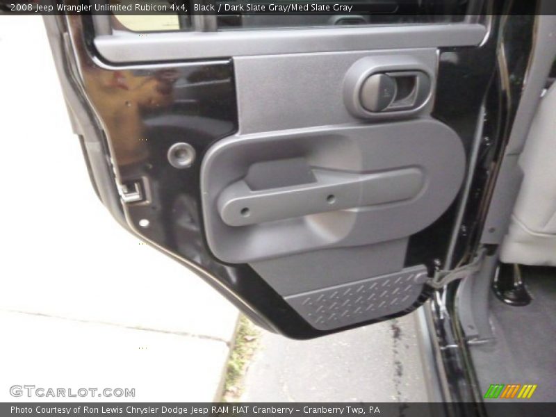 Black / Dark Slate Gray/Med Slate Gray 2008 Jeep Wrangler Unlimited Rubicon 4x4