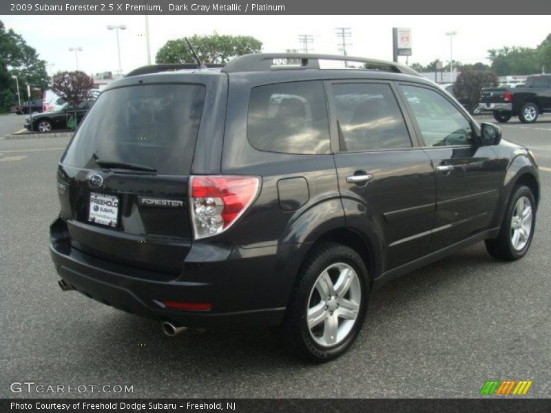 Dark Gray Metallic / Platinum 2009 Subaru Forester 2.5 X Premium