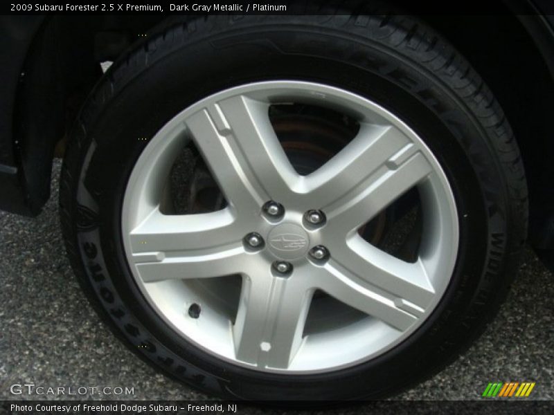 Dark Gray Metallic / Platinum 2009 Subaru Forester 2.5 X Premium