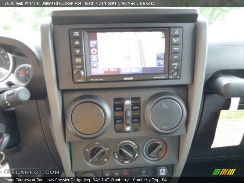 Black / Dark Slate Gray/Med Slate Gray 2008 Jeep Wrangler Unlimited Rubicon 4x4