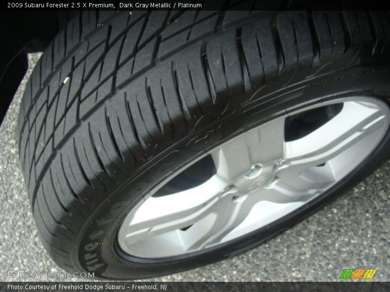 Dark Gray Metallic / Platinum 2009 Subaru Forester 2.5 X Premium