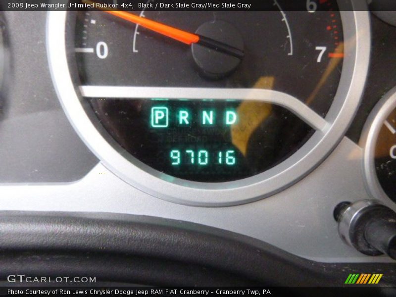 Black / Dark Slate Gray/Med Slate Gray 2008 Jeep Wrangler Unlimited Rubicon 4x4