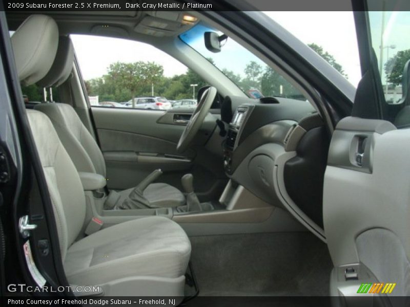 Dark Gray Metallic / Platinum 2009 Subaru Forester 2.5 X Premium