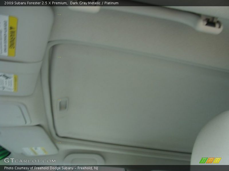 Dark Gray Metallic / Platinum 2009 Subaru Forester 2.5 X Premium