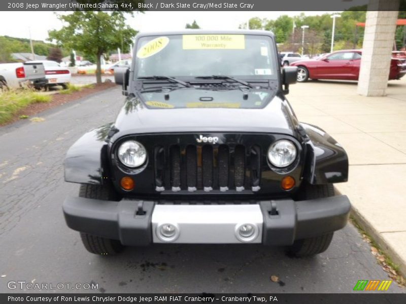 Black / Dark Slate Gray/Med Slate Gray 2008 Jeep Wrangler Unlimited Sahara 4x4