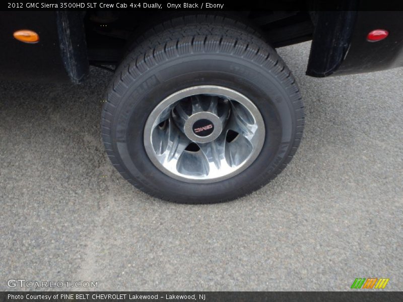 Onyx Black / Ebony 2012 GMC Sierra 3500HD SLT Crew Cab 4x4 Dually