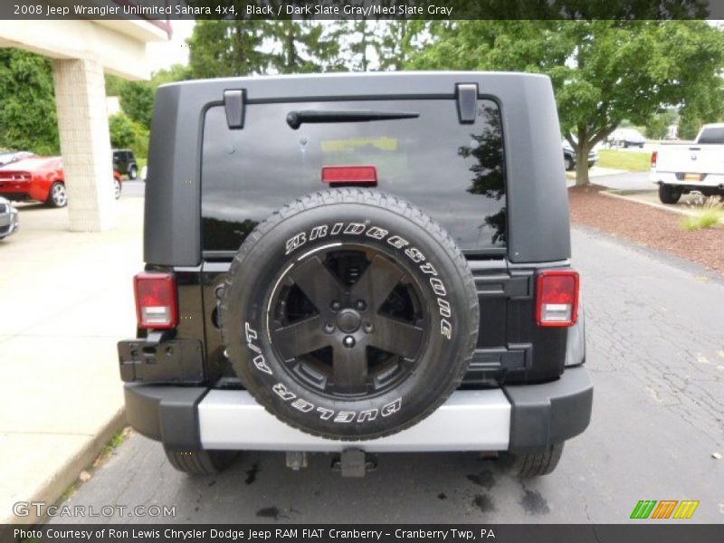 Black / Dark Slate Gray/Med Slate Gray 2008 Jeep Wrangler Unlimited Sahara 4x4
