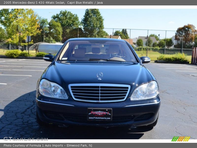 Capri Blue Metallic / Java 2005 Mercedes-Benz S 430 4Matic Sedan