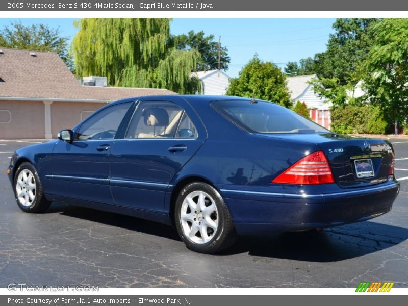 Capri Blue Metallic / Java 2005 Mercedes-Benz S 430 4Matic Sedan