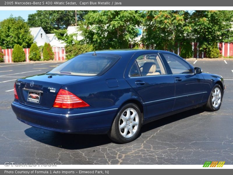Capri Blue Metallic / Java 2005 Mercedes-Benz S 430 4Matic Sedan