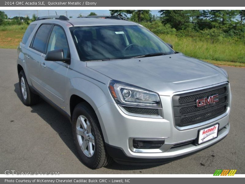 Quicksilver Metallic / Ebony 2014 GMC Acadia SLE