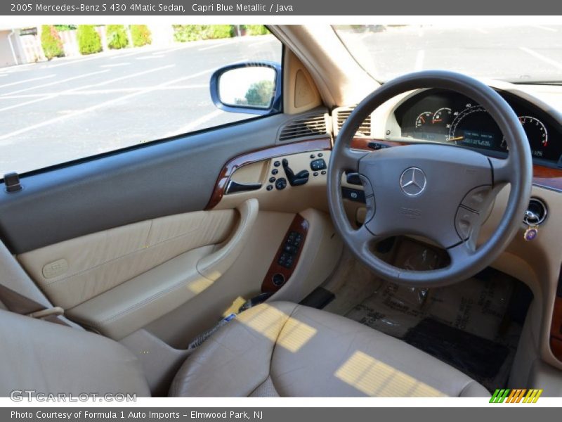 Capri Blue Metallic / Java 2005 Mercedes-Benz S 430 4Matic Sedan