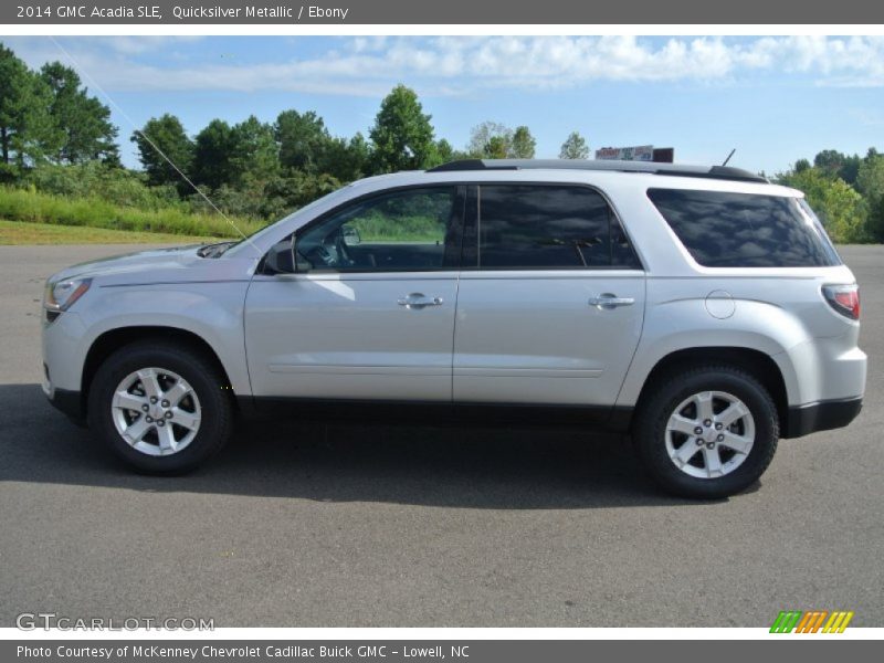 Quicksilver Metallic / Ebony 2014 GMC Acadia SLE