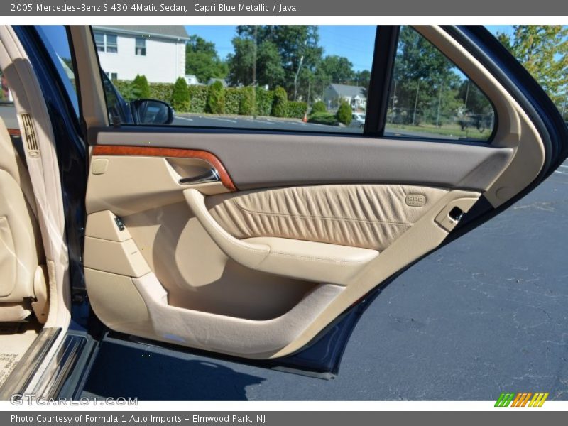 Capri Blue Metallic / Java 2005 Mercedes-Benz S 430 4Matic Sedan