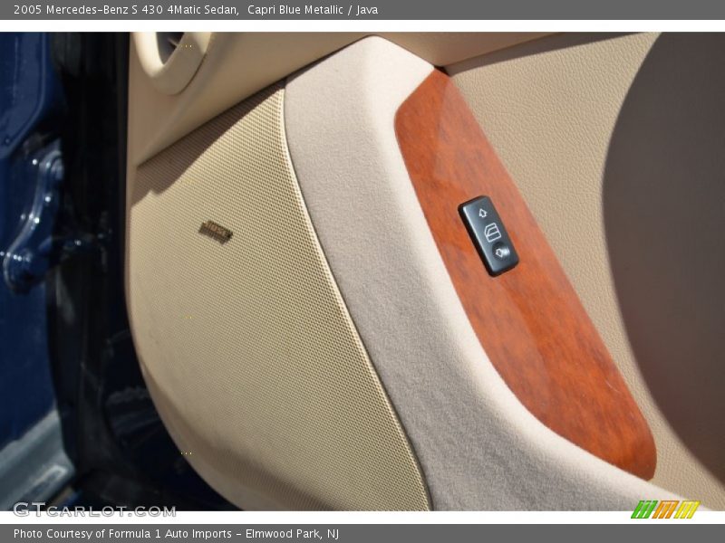 Capri Blue Metallic / Java 2005 Mercedes-Benz S 430 4Matic Sedan