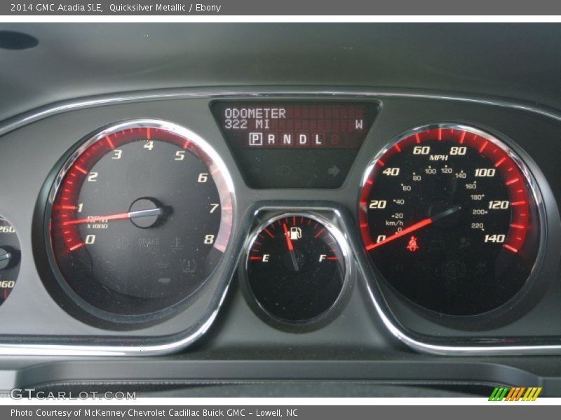 Quicksilver Metallic / Ebony 2014 GMC Acadia SLE