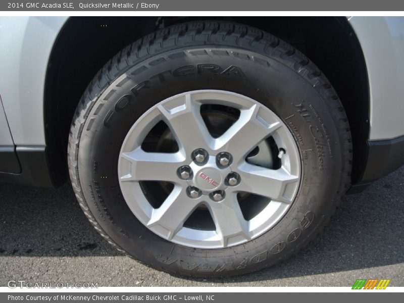Quicksilver Metallic / Ebony 2014 GMC Acadia SLE