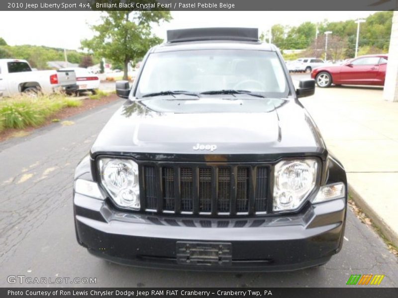 Brilliant Black Crystal Pearl / Pastel Pebble Beige 2010 Jeep Liberty Sport 4x4