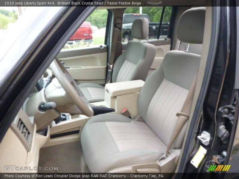 Brilliant Black Crystal Pearl / Pastel Pebble Beige 2010 Jeep Liberty Sport 4x4