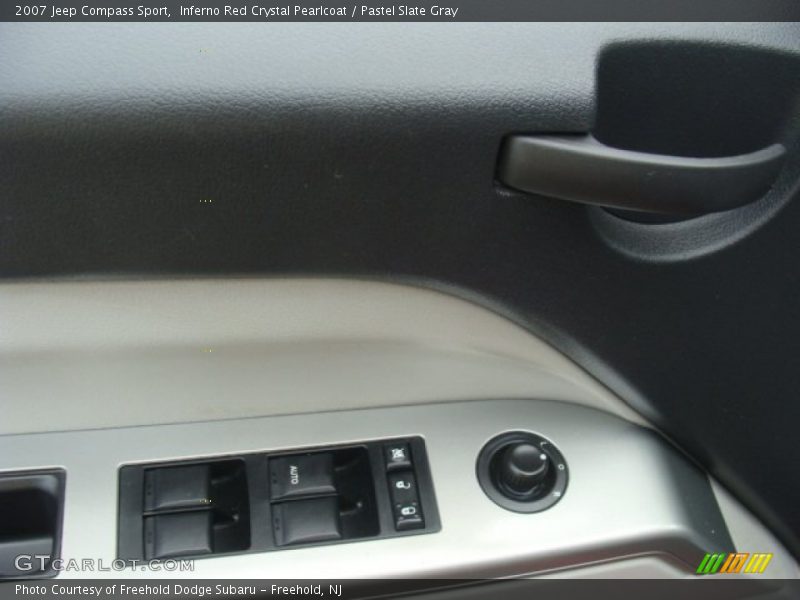Inferno Red Crystal Pearlcoat / Pastel Slate Gray 2007 Jeep Compass Sport