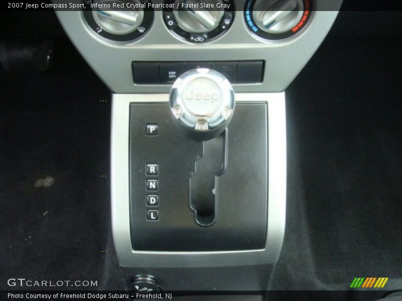 Inferno Red Crystal Pearlcoat / Pastel Slate Gray 2007 Jeep Compass Sport