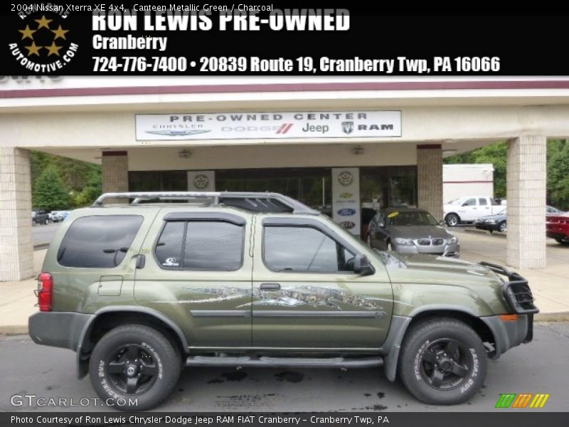 Canteen Metallic Green / Charcoal 2004 Nissan Xterra XE 4x4