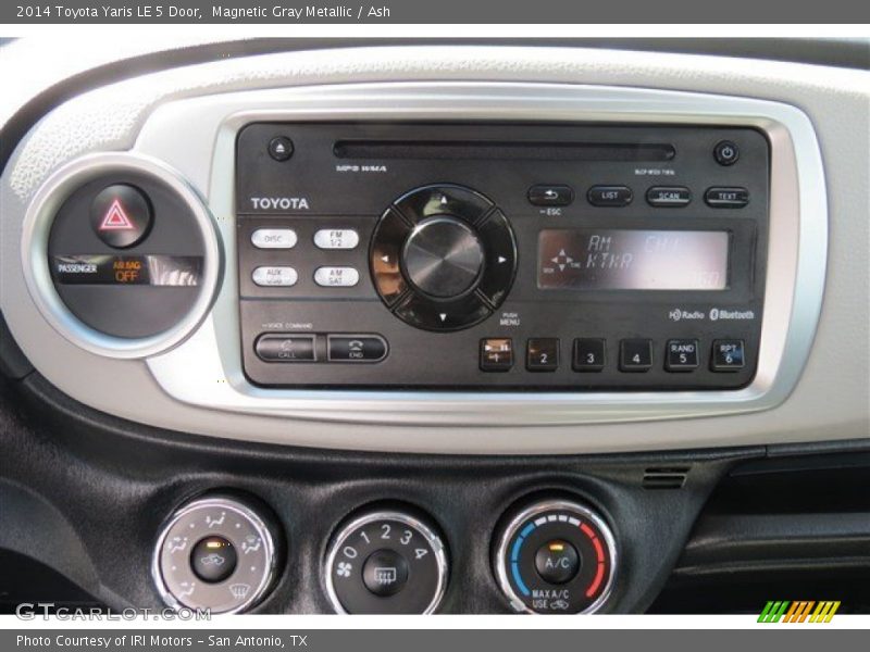 Magnetic Gray Metallic / Ash 2014 Toyota Yaris LE 5 Door