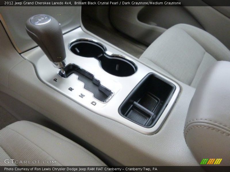 Brilliant Black Crystal Pearl / Dark Graystone/Medium Graystone 2012 Jeep Grand Cherokee Laredo 4x4