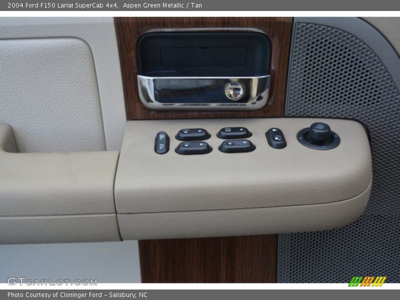 Aspen Green Metallic / Tan 2004 Ford F150 Lariat SuperCab 4x4