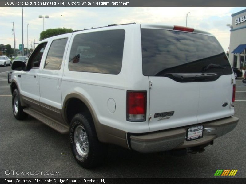 Oxford White / Medium Parchment 2000 Ford Excursion Limited 4x4