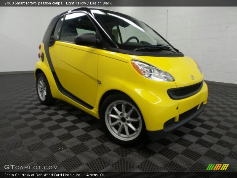 Light Yellow / Design Black 2008 Smart fortwo passion coupe