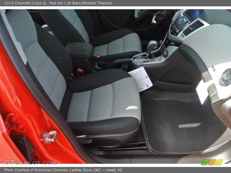Red Hot / Jet Black/Medium Titanium 2014 Chevrolet Cruze LS