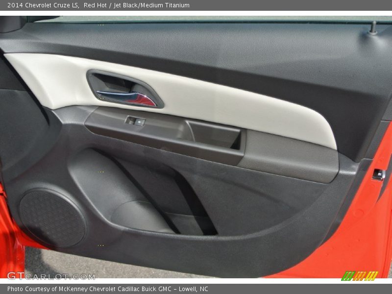 Red Hot / Jet Black/Medium Titanium 2014 Chevrolet Cruze LS