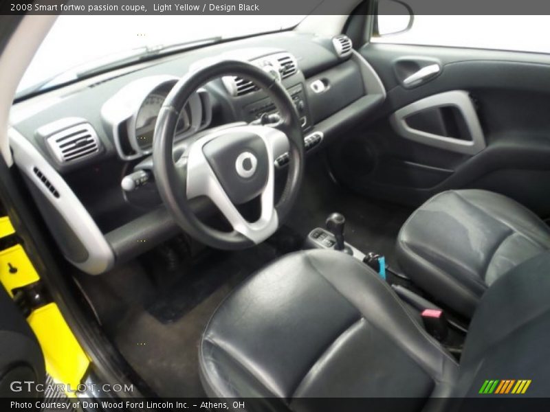 Light Yellow / Design Black 2008 Smart fortwo passion coupe
