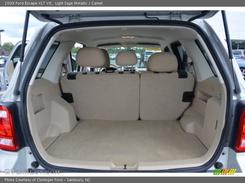 Light Sage Metallic / Camel 2009 Ford Escape XLT V6