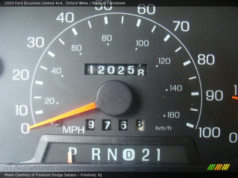 Oxford White / Medium Parchment 2000 Ford Excursion Limited 4x4