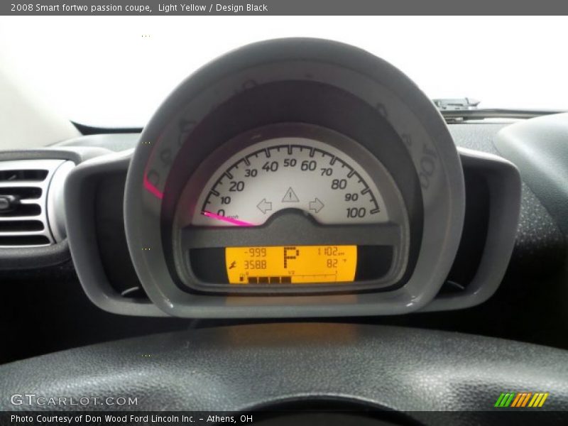 Light Yellow / Design Black 2008 Smart fortwo passion coupe