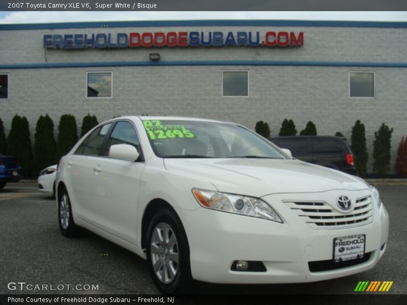 Super White / Bisque 2007 Toyota Camry XLE V6