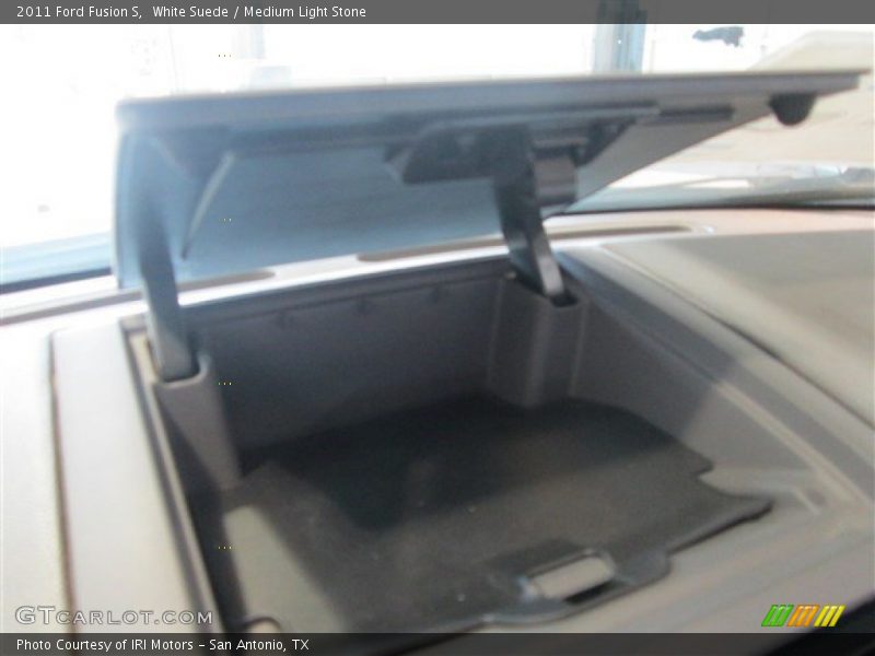 White Suede / Medium Light Stone 2011 Ford Fusion S