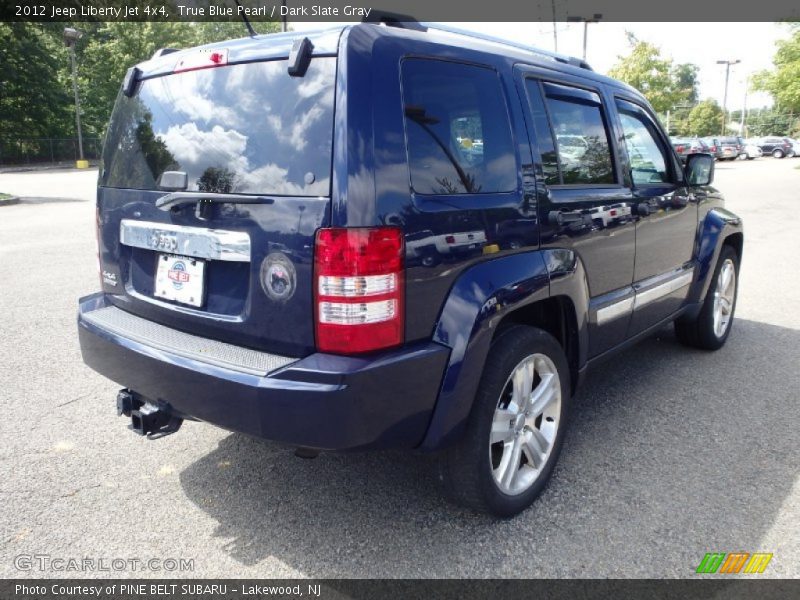 True Blue Pearl / Dark Slate Gray 2012 Jeep Liberty Jet 4x4