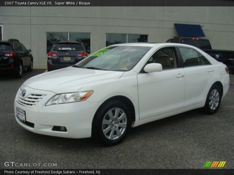 Super White / Bisque 2007 Toyota Camry XLE V6