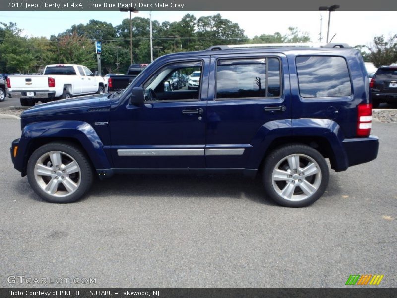 True Blue Pearl / Dark Slate Gray 2012 Jeep Liberty Jet 4x4