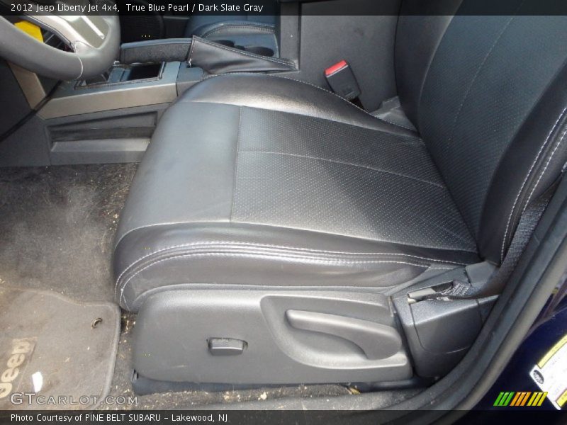 True Blue Pearl / Dark Slate Gray 2012 Jeep Liberty Jet 4x4