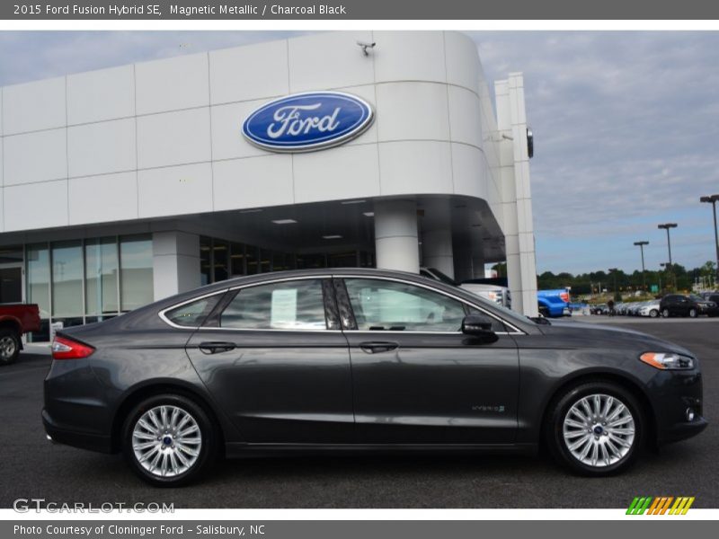 Magnetic Metallic / Charcoal Black 2015 Ford Fusion Hybrid SE