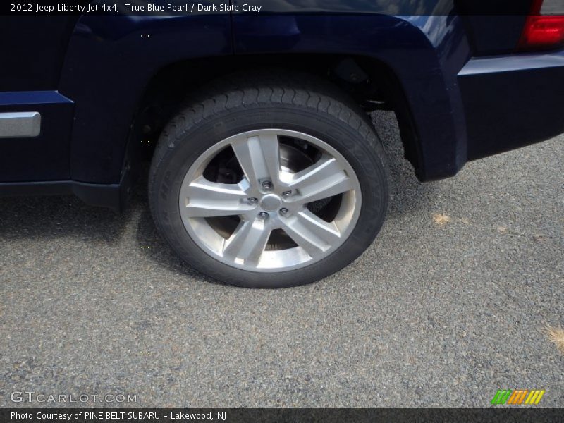 True Blue Pearl / Dark Slate Gray 2012 Jeep Liberty Jet 4x4